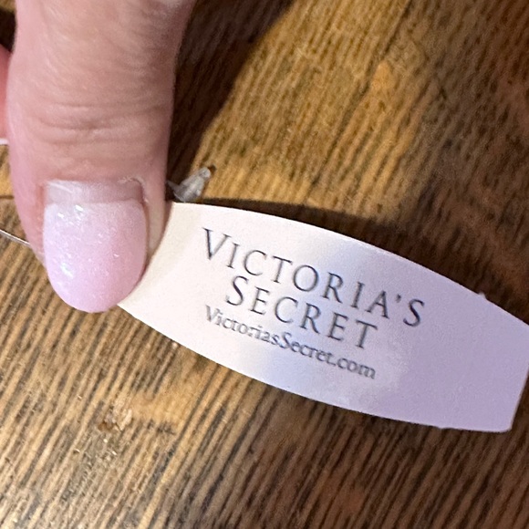 Victorias Secret Clutch Sequins All Over Black Spell Out Silver VS Logo Zip Top - Picture 5 of 7